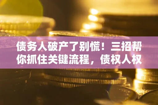 武汉债务人破产了别慌！三招帮你抓住关键流程，债权人权益不再缩水