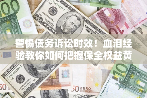 武汉警惕债务诉讼时效！血泪经验教你如何把握保全权益黄金期