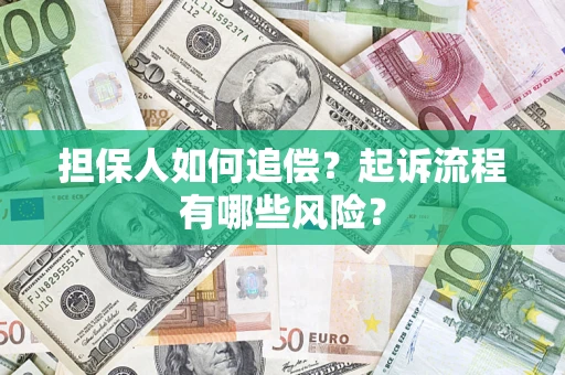 武汉担保人如何追偿？起诉流程有哪些风险？