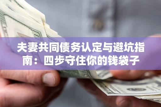 武汉夫妻共同债务认定与避坑指南：四步守住你的钱袋子