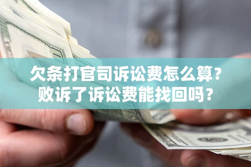 武汉欠条打官司诉讼费怎么算？败诉了诉讼费能找回吗？