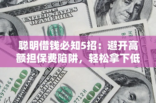 武汉聪明借钱必知5招：避开高额担保费陷阱，轻松拿下低息贷款