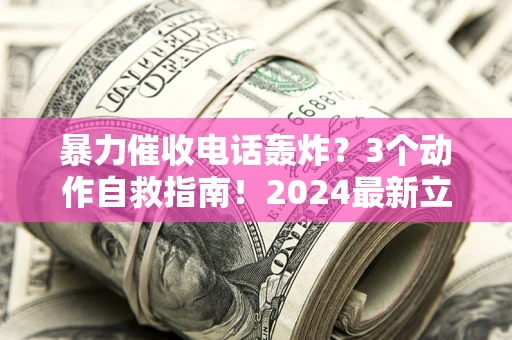 武汉暴力催收电话轰炸？3个动作自救指南！2024最新立案标准全解析